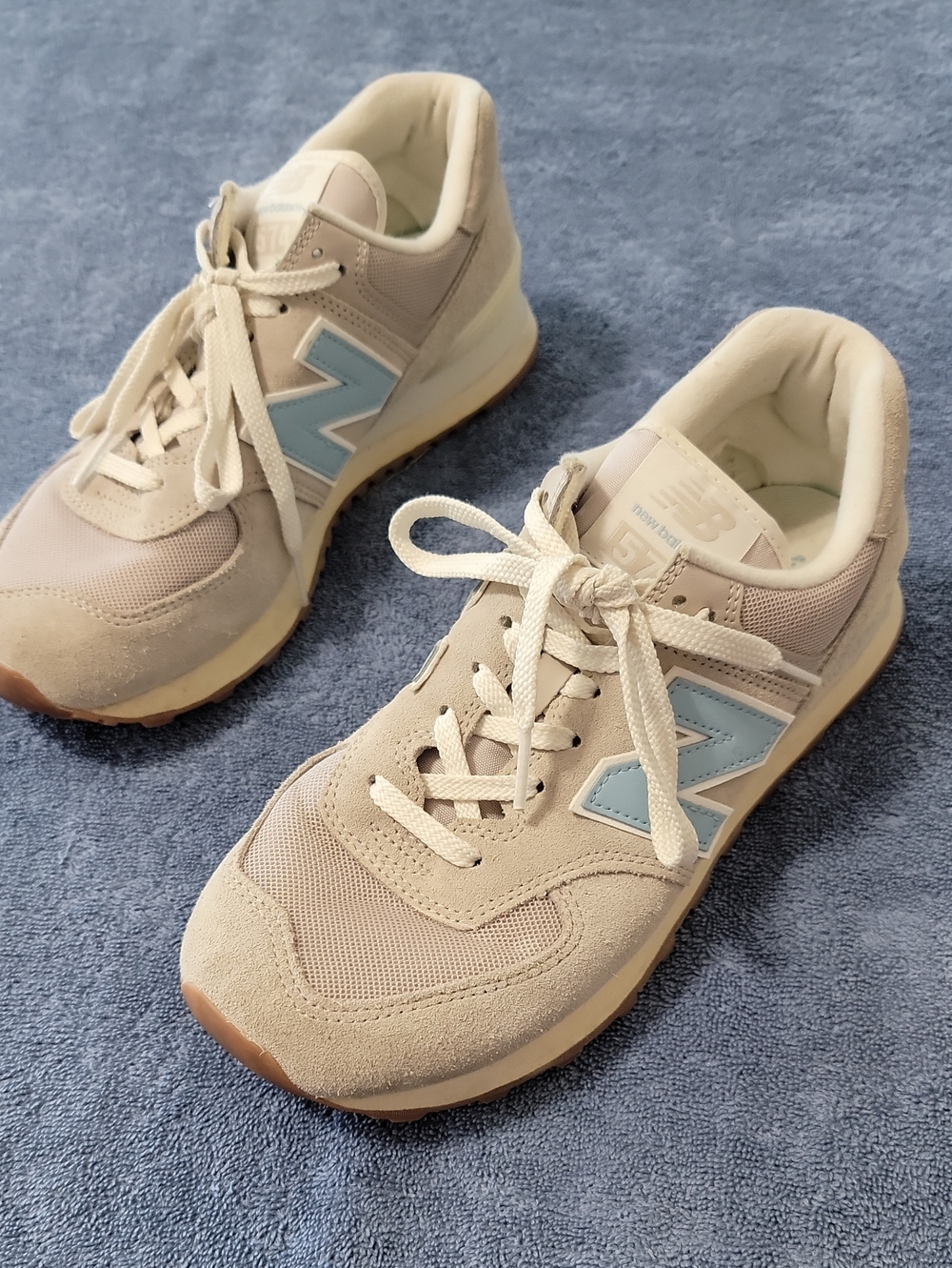 New Balance 574 'Moonrock Chrome Blue' Women's Size 9 Unisex Mens 7.5